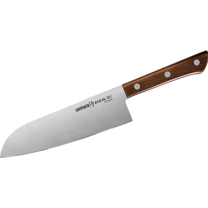 Нож Сантоку SAMURA HARAKIRI SHR-0095WO/K (SHR-0095WO/Y) (рукоять с рисунком дерева)
